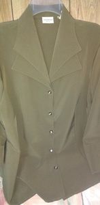 Stylish olive green blouse